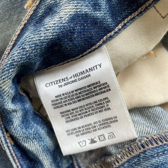 Citizens of humanity liya high rise classic fit crop jeans size 25 - Picture 7 of 7